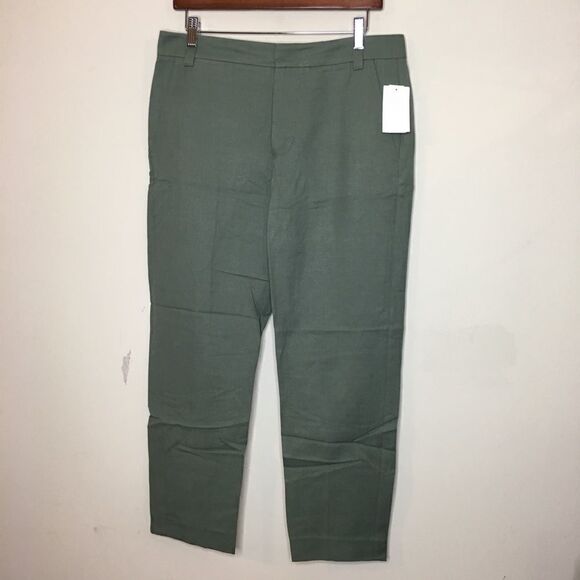 Vince Sz 6 Sage Coin Tapered Crop Trouser - Picture 3 of 8